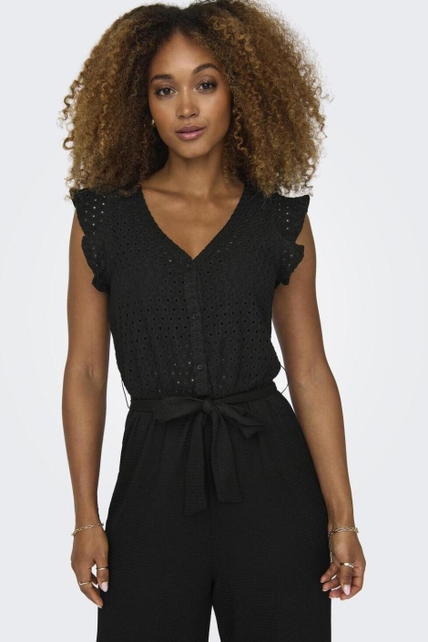 Only onlelisa s/l v-neck jumpsuit jrs